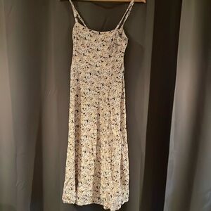 Floral springtime, midi dress from gap